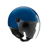 Casco EL'JETTIN 6.0, un casco demi-jet blu scuro lucido. Design elegante e sicuro. Di TUCANO URBANO.